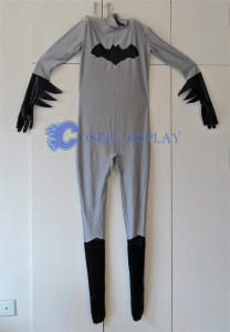 Batman Catsuit Halloween Costumes Grey